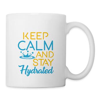 Keep calm and stay hydrated by The Manzanita´s - Coffee/Tea Mug - white - Right