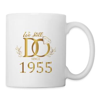 We Still Do Since 1955 Wedding Marriage Anniversar - Coffee/Tea Mug - white - Right