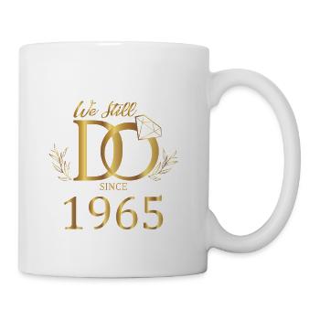 We Still Do Since 1965 Wedding Marriage Anniversar - Coffee/Tea Mug - white - Right
