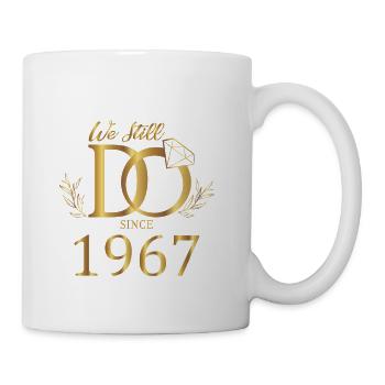 We Still Do Since 1967 Wedding Marriage Anniversar - Coffee/Tea Mug - white - Right