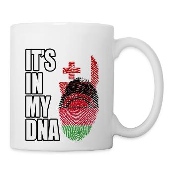 Tongan And Malawian Mix Heritage DNA Flag - Coffee/Tea Mug - white - Right
