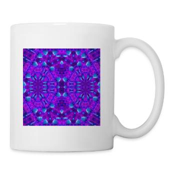 Blue Shroomz Psychedelic - Coffee/Tea Mug - white - Right