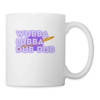 WUBBA LUBBA DUB DUB - Coffee/Tea Mug - white - Right