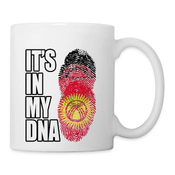 Malawian And Kyrgyzstani Mix Heritage DNA Flag - Coffee/Tea Mug - white - Right