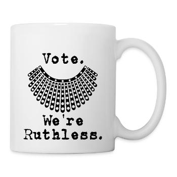 Vote we re ruthless - Coffee/Tea Mug - white - Right