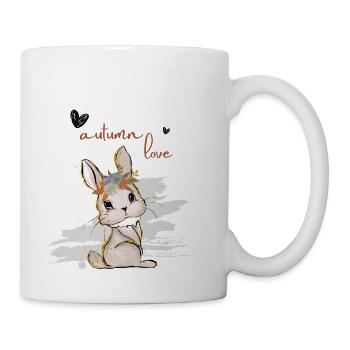 Leaf Autumn Tree Orange Fall Leaves Season - Coffee/Tea Mug - white - Right