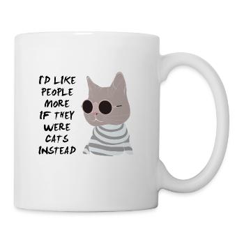 Funny pictures - Coffee/Tea Mug - white - Right