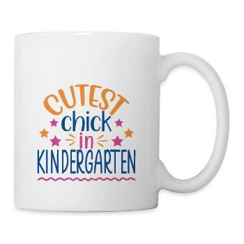 Cutest Chick In Kindergarten - Coffee/Tea Mug - white - Right