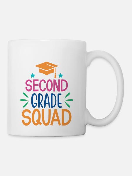 Second Grade Squad - Coffee/Tea Mug - white