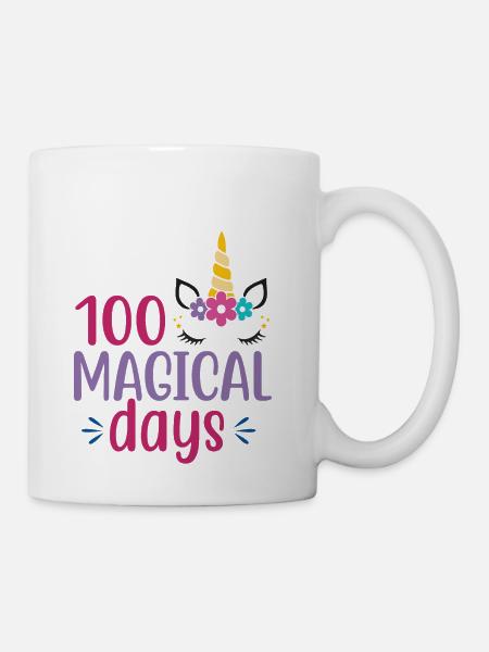Magical 100 Days - Coffee/Tea Mug - white