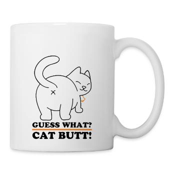 ct cas cut - Coffee/Tea Mug - white - Right