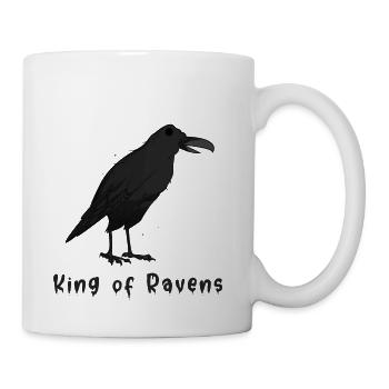King of Ravens - Coffee/Tea Mug - white - Right