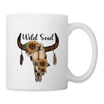 Wild Soul - Animal Skull - Coffee/Tea Mug - white - Right