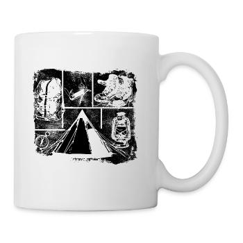 camping pictures - Coffee/Tea Mug - white - Right