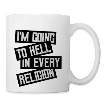 im going to hell - Coffee/Tea Mug - white - Right