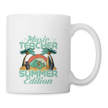 Music Teacher Summer Edition Music Teacher School - Coffee/Tea Mug - white - Right