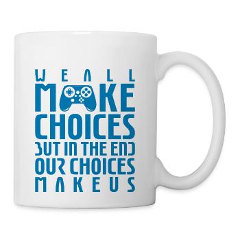 Joystick Gamer Gaming Game Controller - Coffee/Tea Mug - white - Right