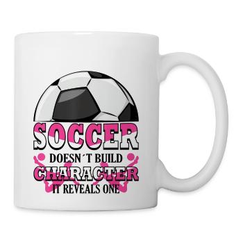 Soccer Players Soccer Team Graphic Soccer - Coffee/Tea Mug - white - Right
