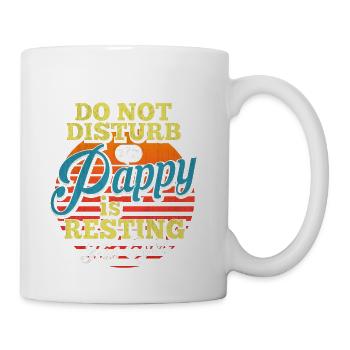 Pappy Im Just Resting My Eyes Not Sleeping Resting - Coffee/Tea Mug - white - Right