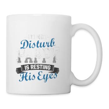 Pappy Im Just Resting My Eyes Not Sleeping Resting - Coffee/Tea Mug - white - Right