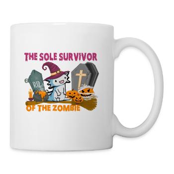 The Sole Survivor Of The Zombie Apocalypse - Coffee/Tea Mug - white - Right