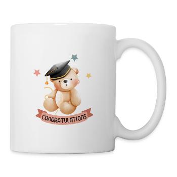 Congrats designed for you love gift for every one - Coffee/Tea Mug - white - Right