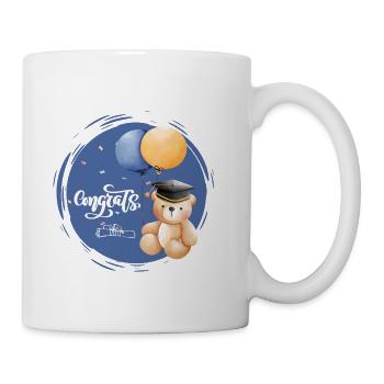 Congrats designed for you love gift for every one - Coffee/Tea Mug - white - Right