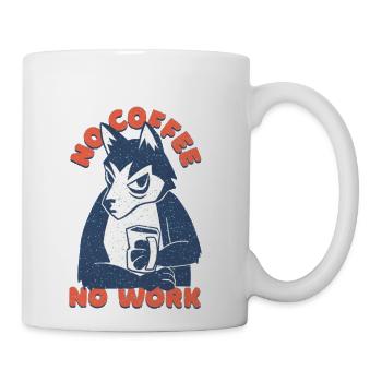 Coffee Dog Love it - Coffee/Tea Mug - white - Right