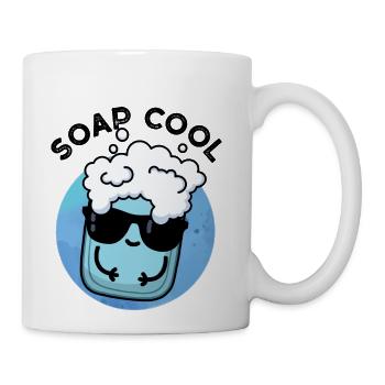 Soap Cool Cute Soap - Coffee/Tea Mug - white - Right