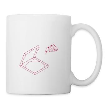 Last pizza slice - Coffee/Tea Mug - white - Right
