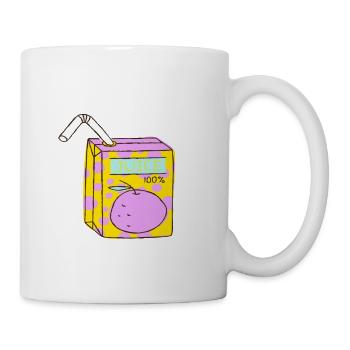 all juice no seeds - Coffee/Tea Mug - white - Right