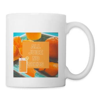 ALL JUICE NO SEEDS - Coffee/Tea Mug - white - Right