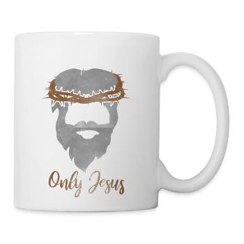 Jesus Only Jesus - Coffee/Tea Mug - white - Right