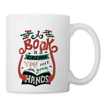 book is a dream - Coffee/Tea Mug - white - Right