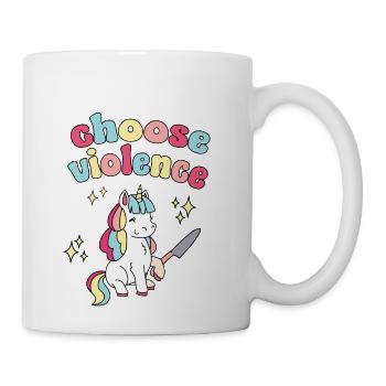Choose Violence - Coffee/Tea Mug - white - Right