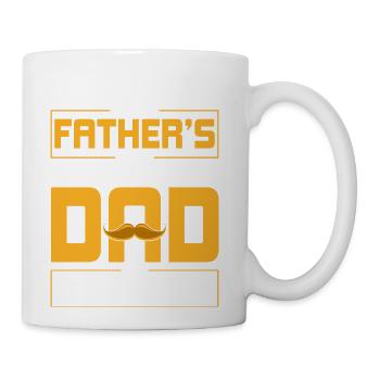 Happy Father s Day To The Greatest Dad Mens Father - Coffee/Tea Mug - white - Right