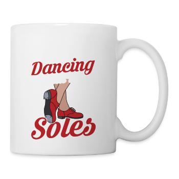 Dancing With My Soul And Soles Tap Dancer Tap Danc - Coffee/Tea Mug - white - Right
