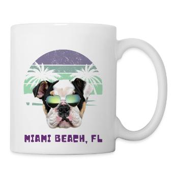 Miami Florida - Coffee/Tea Mug - white - Right