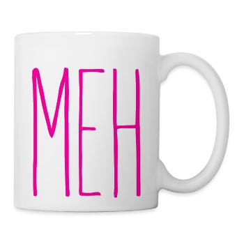 Meh Pink - Coffee/Tea Mug - white - Right