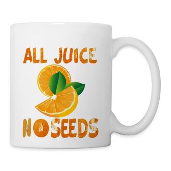 All Juice No Seeds - Coffee/Tea Mug - white - Right