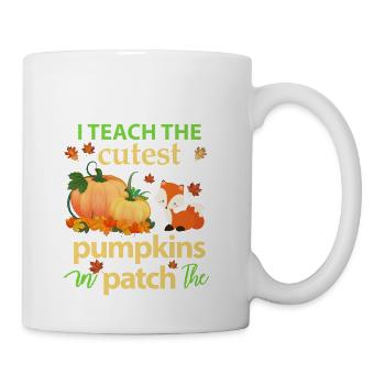 I Teach The Cutest Pumpkins In The Patch - Coffee/Tea Mug - white - Right