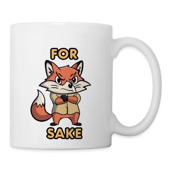 Animal Lover For Sake Play on Words Humorous Stat - Coffee/Tea Mug - white - Right