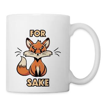 Funny For Sake Humorous Animal Pun Sassy Statement - Coffee/Tea Mug - white - Right