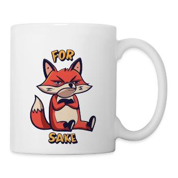 Witty For Sake Pun Animal Lover Sassy Statement - Coffee/Tea Mug - white - Right
