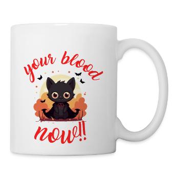 Vampire kitten - Coffee/Tea Mug - white - Right