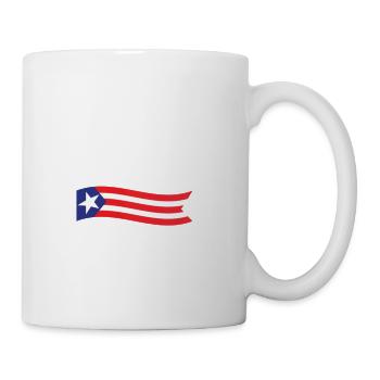 Impeach Joe Biden Red White and Blue - Coffee/Tea Mug - white - Right