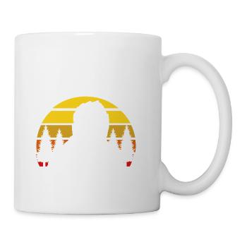 Bigfoot Hide amp Seek World Champion Retro - Coffee/Tea Mug - white - Right