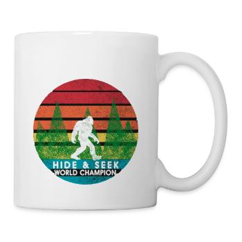 Bigfoot Hide amp Seek World Champion - Coffee/Tea Mug - white - Right