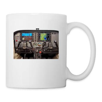 Dual Screen Flight Deck - Coffee/Tea Mug - white - Right