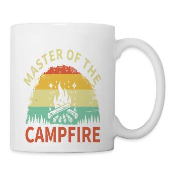 Master of the Campfire - Coffee/Tea Mug - white - Right